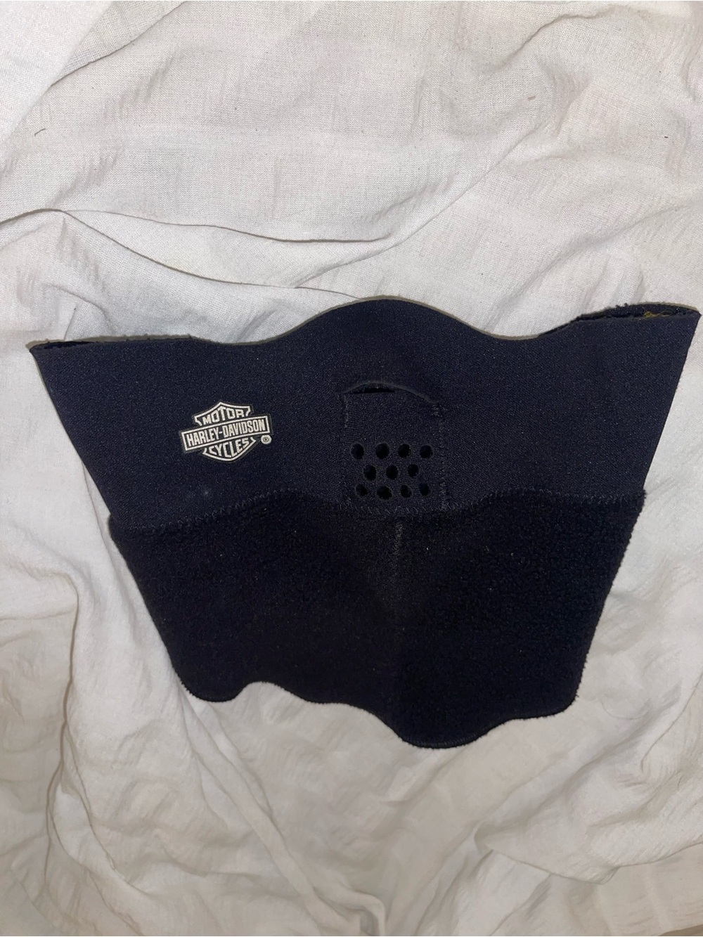 Harley-Davidson Black Neoprene Riding Face Cover